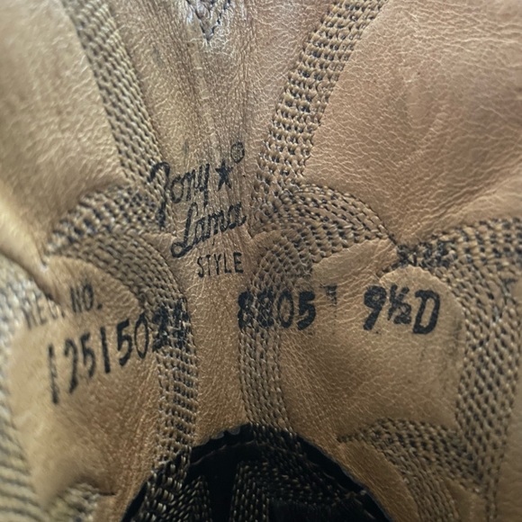 Tony Lama Black Stallion Cowboy/Western Boots. Men’s Size 9.5 - Picture 16 of 16